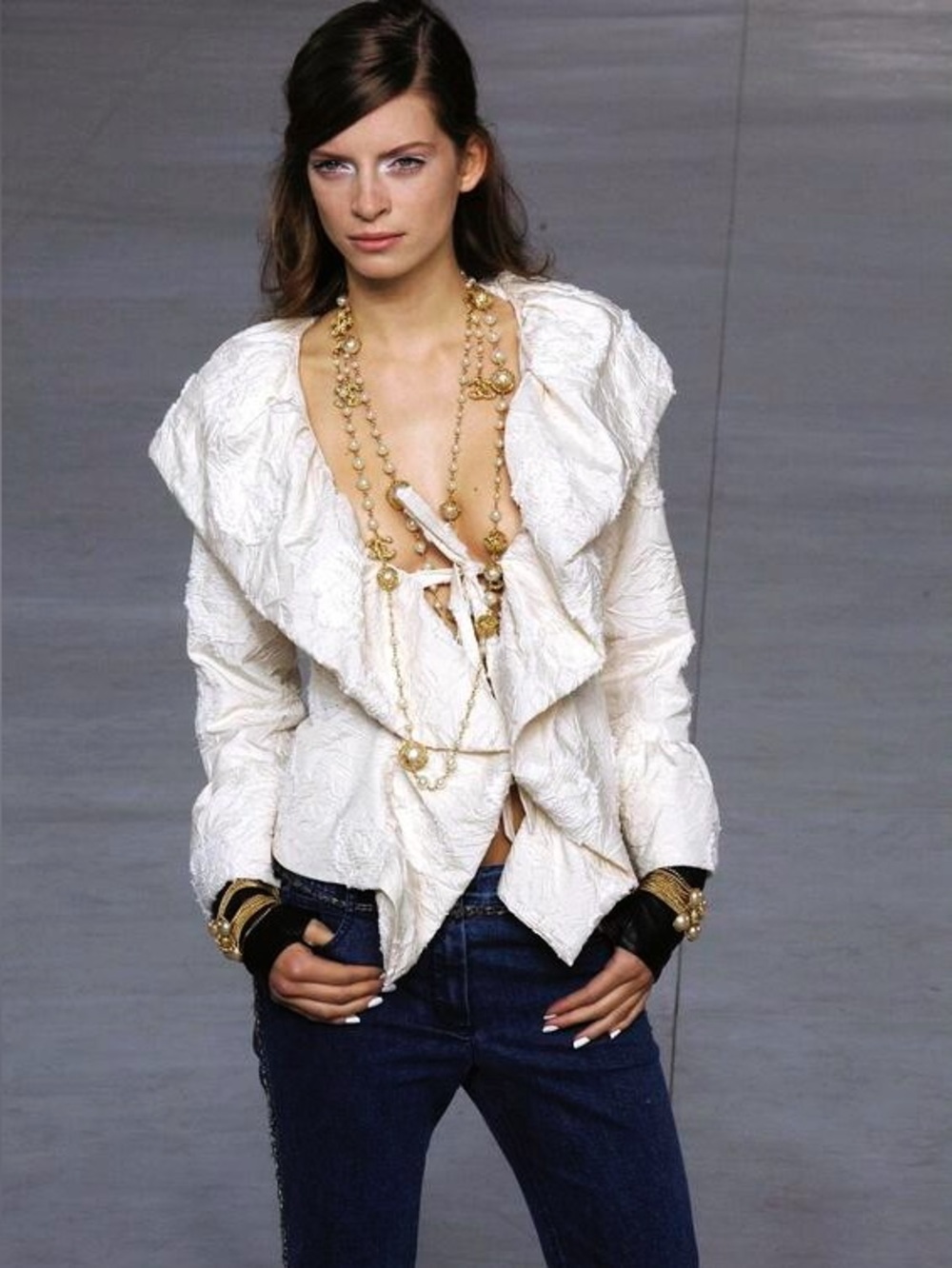 Chanel Spring 2006 Ruffled Camellia Jacket